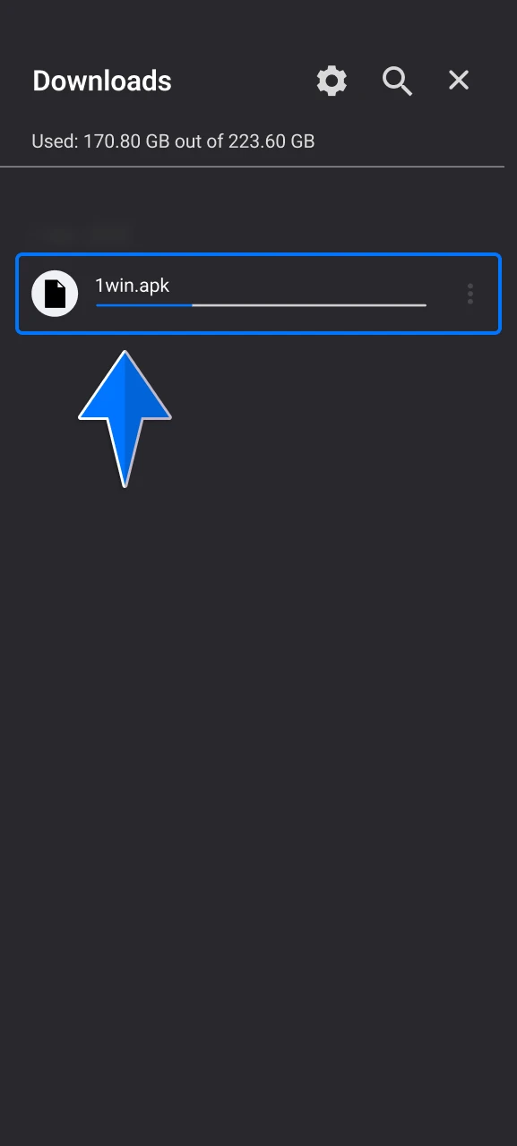 Open the downloaded APK and follow the simple on-screen prompts to complete the 1win installation.